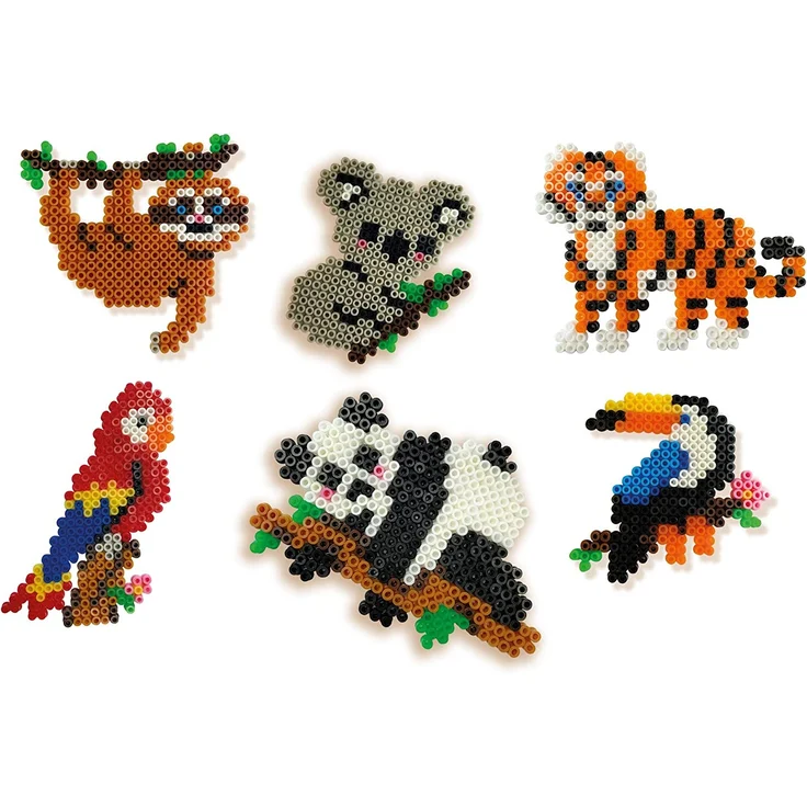 SES Creative - Bügelperlenset Dschungeltiere – Bild 5