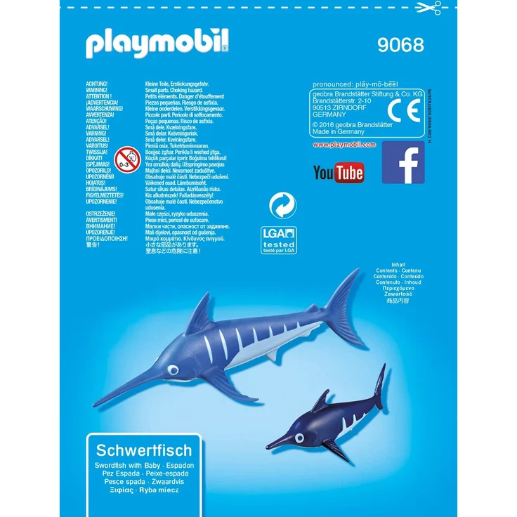Playmobil 9068 - Schwertfisch mit Baby – Bild 3