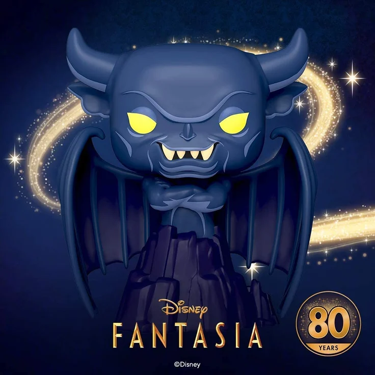 Funko 51940 POP Disney:Fantasia 80th-Menacing Chernabog Fantasia MenacingChernabog Sammelbares Spielzeug, Mehrfarben – Bild 3