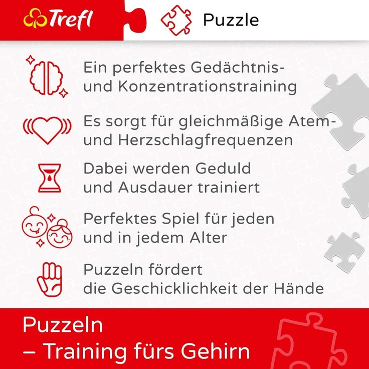 Trefl Puzzle 500 Teile Romantic Paris – Bild 3