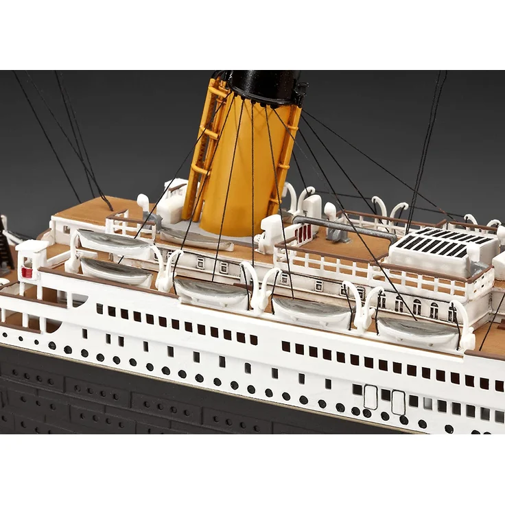 Revell Modellbausatz Schiff 1:400 - Geschenkset '100 Jahre TITANIC' im Maßstab 1:400, Level 5, originalgetreue Nachbildung mit vielen Details, Kreuzfahrtschiff, 05715 – Bild 7