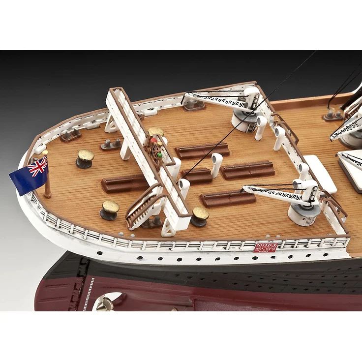 Revell Modellbausatz Schiff 1:400 - Geschenkset '100 Jahre TITANIC' im Maßstab 1:400, Level 5, originalgetreue Nachbildung mit vielen Details, Kreuzfahrtschiff, 05715 – Bild 10