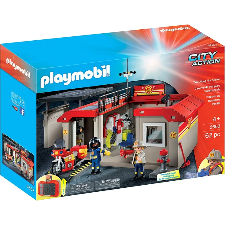 Playmobil 5663 - Mitnahme-Feuerwehrstation – Bild 1