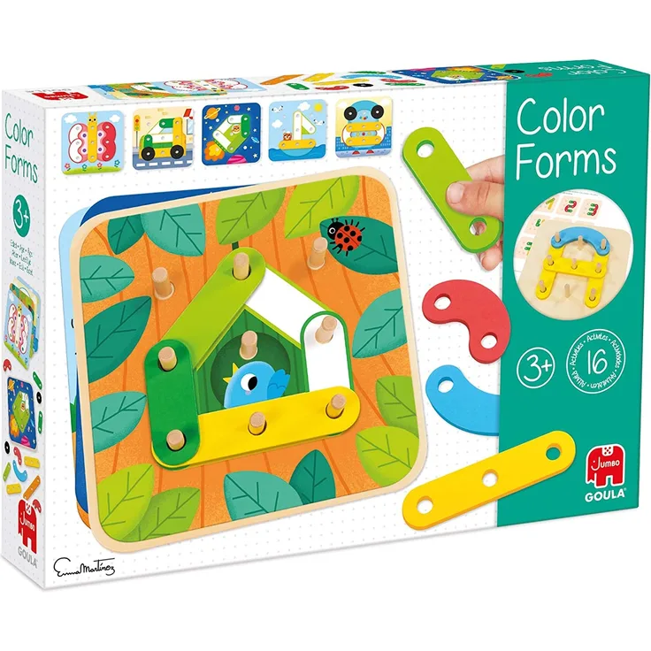 shape puzzle junior 30,5 x 22 cm Holz 40-teilig