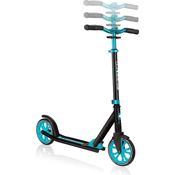 Authentic Sports Globber One NL 205 Scooter schwarz-teal-türkis – Bild 3
