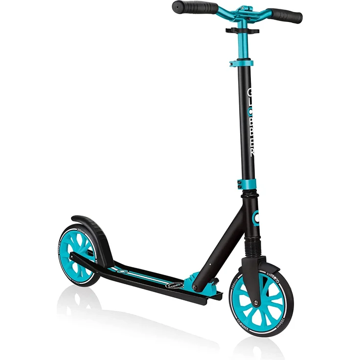 Authentic Sports Globber One NL 205 Scooter schwarz-teal-türkis – Bild 1