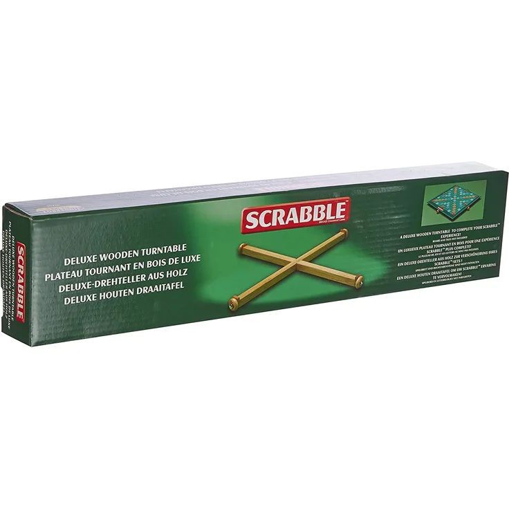 Piatnik 855007 Scrabble de Luxe Drehteller aus Holz