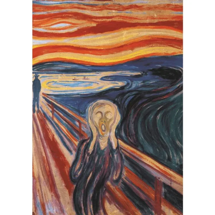 Piatnik 552946 Edvard Munch Der Schrei 1000 Teile Puzzle