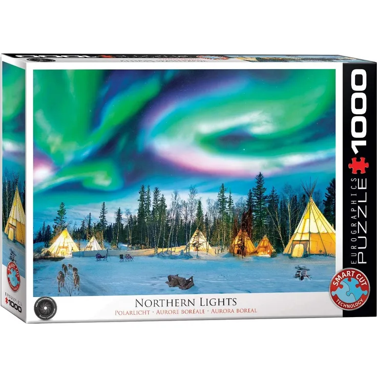 EuroGraphics Puzzle Nordlicht - Yellowknife