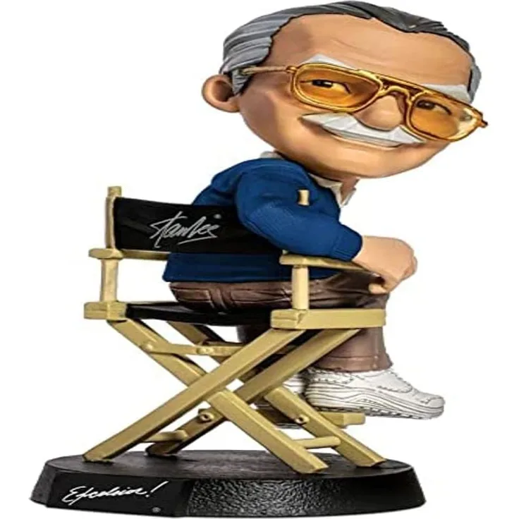 Iron Studios Statue Stan Lee (Blue) - Pow! - MiniCo