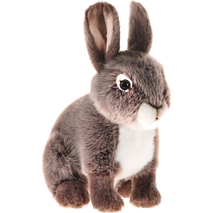 Heunec 274471 Plüschtier, Hase, Graubraun