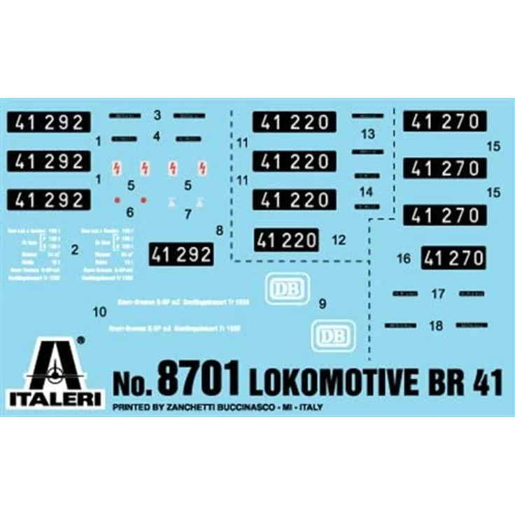 Italeri 510008701 - 1:87 Lokomotive BR41 – Bild 6
