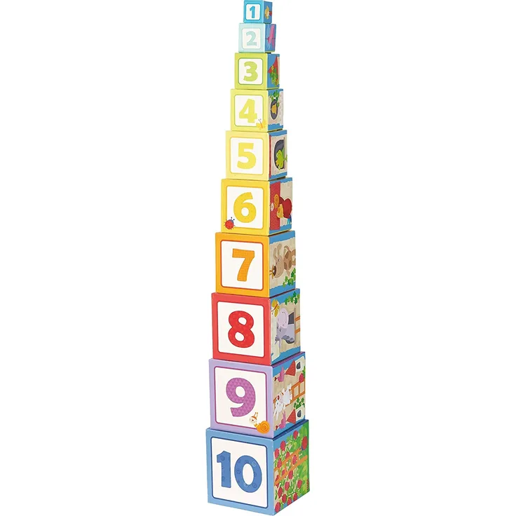 HABA 302030 - Stapelwürfel Rapunzel, Kleinkindspielzeug