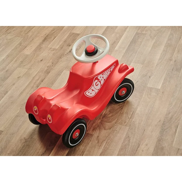 BIG-Bobby-Car Classic - Kinderfahrzeug für Jungen und Mädchen, klassisches Rutschfahrzeug belastbar bis 50 kg, für Kinder ab 1 Jahr, rot – Bild 5