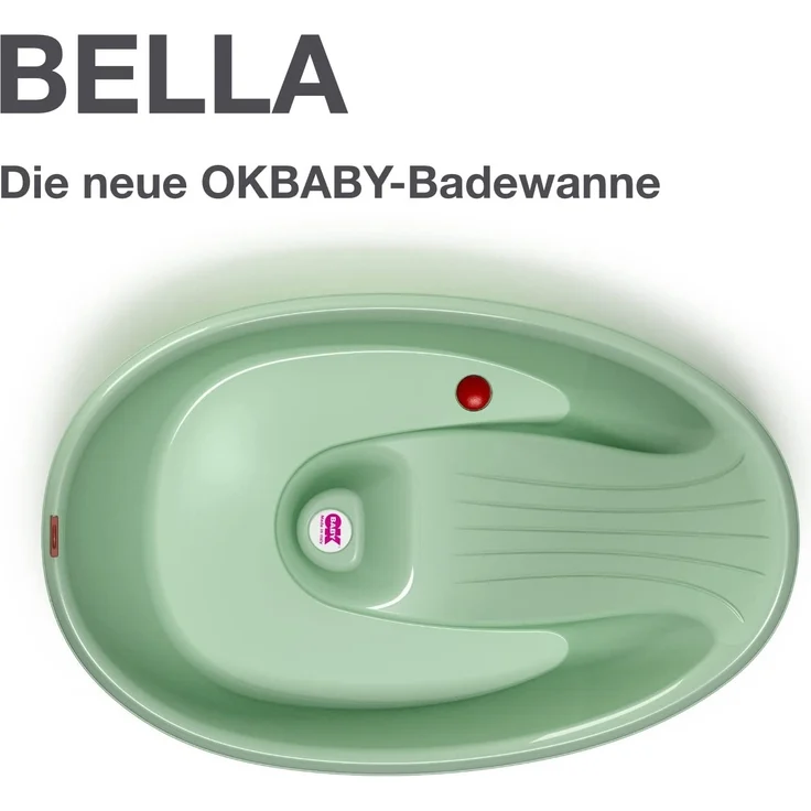 OKBABY Bella - Die gemütliche Badewanne für Neugeborene und Babys von 0-12 Monate - Grün 39231200 – Bild 2