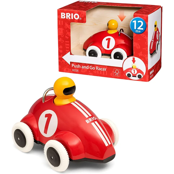 BRIO - Toddler - Push Alongs - Rennwagen