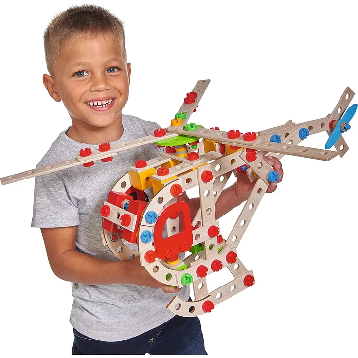 Eichhorn Construction blocks Constructor - Helicopter 225 elements - Preisvergleich – Bild 2