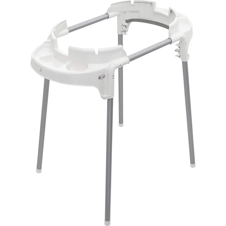 Rotho Babydesign TOP Badestation, Mit Baby Badewanne, Wannenständer, Wanneneinsatz und Ablaufschlauch, 0-12 Monate, Grün, 21042 0266 01 – Bild 4