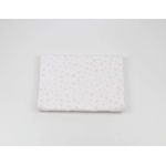 Ti TIN | Baby Musselin, 125x125 cm | Musselin Tuch mit Sternchen-Motiv, leichte und weiche Baumwollfaser, Mulltuch vielseitig einsetzbar, als Decke, Halstuch/Dreieckstuch, Spucktuch etc, Farbe: Rosa