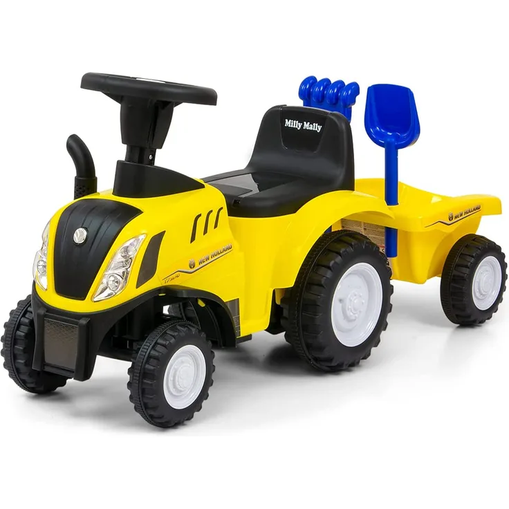 Milly Mally Riding Vehicle New Holland T7 Yellow tractor