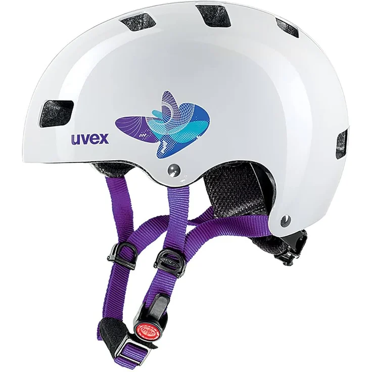Uvex kid 3 FahrradHelm, Blau Butterfly Blue, 51-55 cm – Bild 1