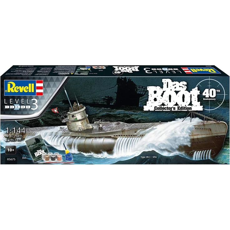 Revell Das Boot Collector''s Edition - 40th Anniversary Naval ship model Assembly kit 1:144 Das Boot Any gender Plastic – Bild 2