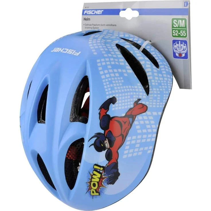 Fischer Fahrradhelm Comic S/M blau – Bild 2