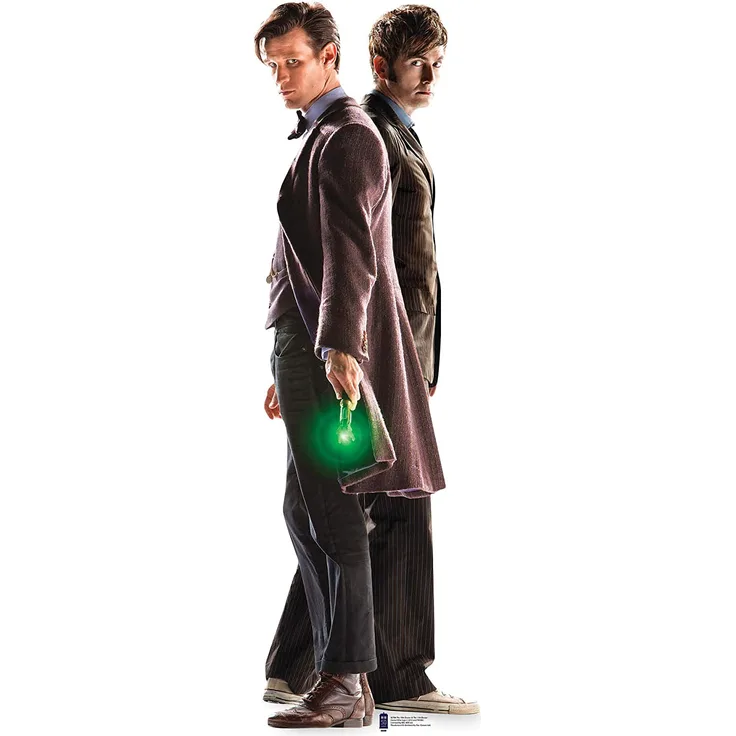 Doctor Who Pappaufsteller (Stand Up) - 50th Anniversary Special 10th & 11th Doctor (183 cm)