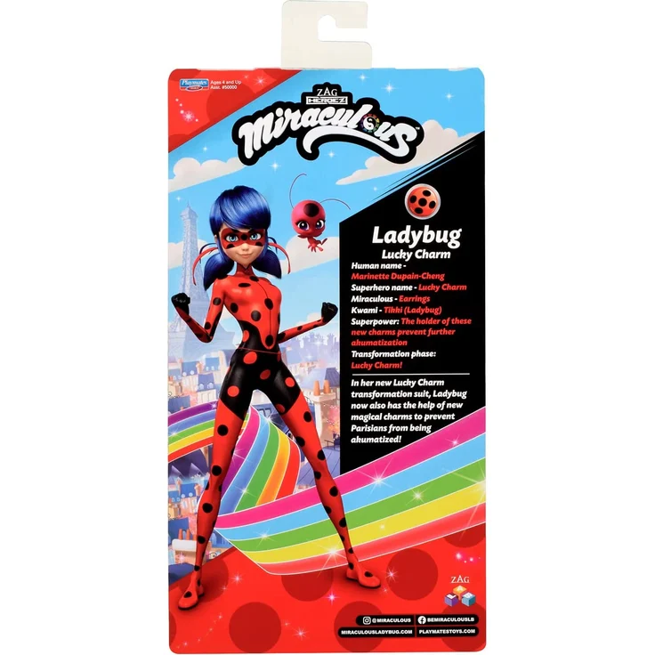 Bandai - Miraculous Ladybug - Puppe - Marinette - Ladybug Lucky Charm - 26 cm große Ankleidepuppe - P50012 – Bild 8