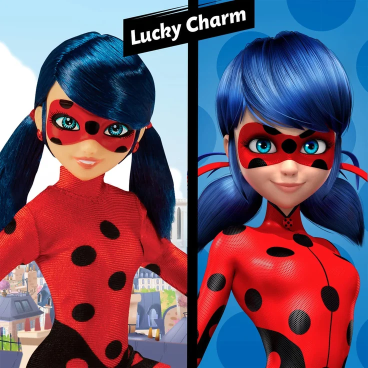 Bandai - Miraculous Ladybug - Puppe - Marinette - Ladybug Lucky Charm - 26 cm große Ankleidepuppe - P50012 – Bild 5