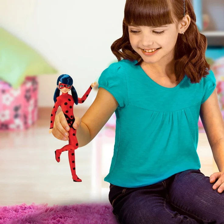 Bandai - Miraculous Ladybug - Puppe - Marinette - Ladybug Lucky Charm - 26 cm große Ankleidepuppe - P50012 – Bild 4