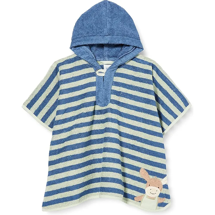 Sterntaler Poncho Emmilius mittelblau