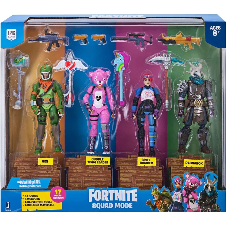 Fortnite Squad Mode 4-er Figuren-Pack