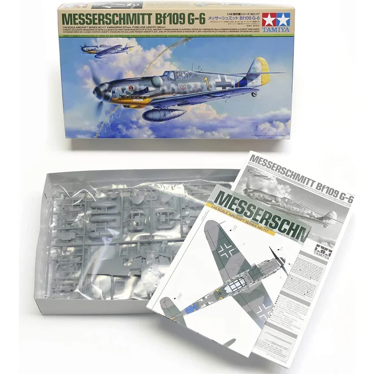 Tamiya 1:48 Dt. Bf109 G-6 Messerschmitt 300061117 – Bild 5