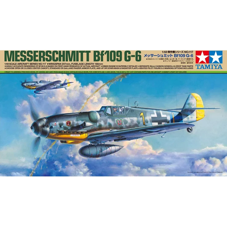 Tamiya 1:48 Dt. Bf109 G-6 Messerschmitt 300061117 – Bild 4