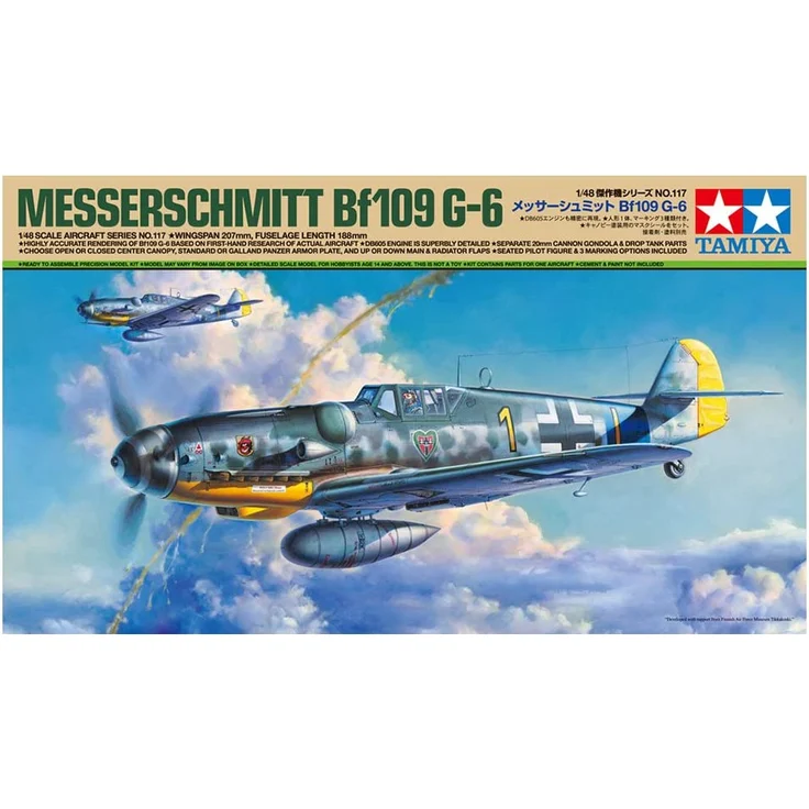 Tamiya 1:48 Dt. Bf109 G-6 Messerschmitt 300061117 – Bild 11
