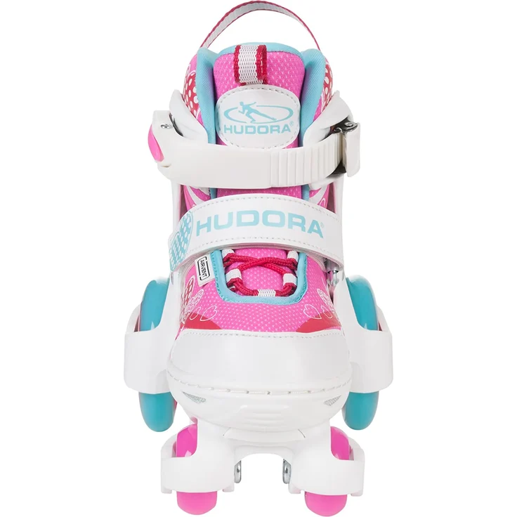 HUDORA 22042 'My First Quad 2.0' Rollschuhe, größenverstellbar, Schuhgröße 26 bis 29, pink – Bild 4