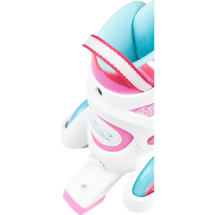 HUDORA 22042 'My First Quad 2.0' Rollschuhe, größenverstellbar, Schuhgröße 26 bis 29, pink – Bild 2