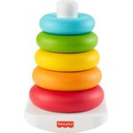 Fisher-Price Eco Farbring Pyramide, Stapelspiel, 100% Bio-Kunststoff