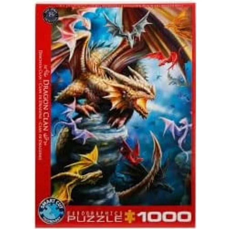 EuroGraphics Puzzle Drachen Clan von Ann Stokes