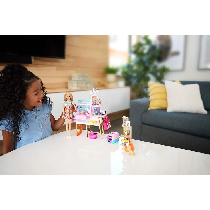 Mattel - Barbie - Haustier-Salon Spielset mit Puppe – Bild 13