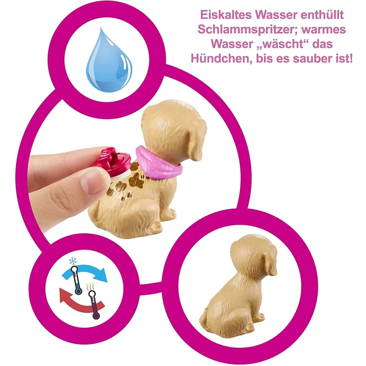 Mattel - Barbie - Haustier-Salon Spielset mit Puppe – Bild 5