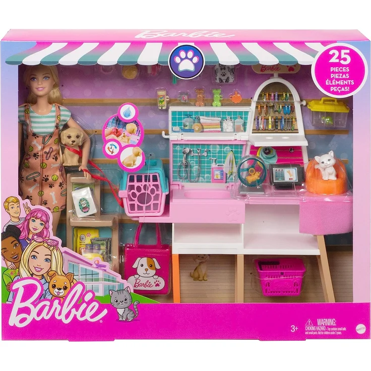 Mattel - Barbie - Haustier-Salon Spielset mit Puppe – Bild 12