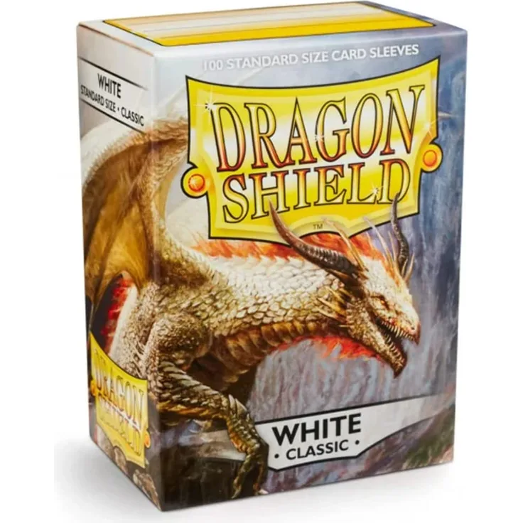 Dragon Shield Classic Sleeves - White (100 Sleeves)