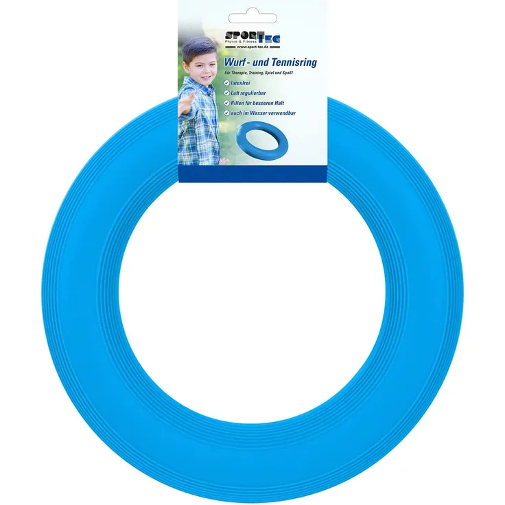 Wurf- und Tennisring Tennisringe Wurfring Wurfringe Kunststoff 18 cm, Blau