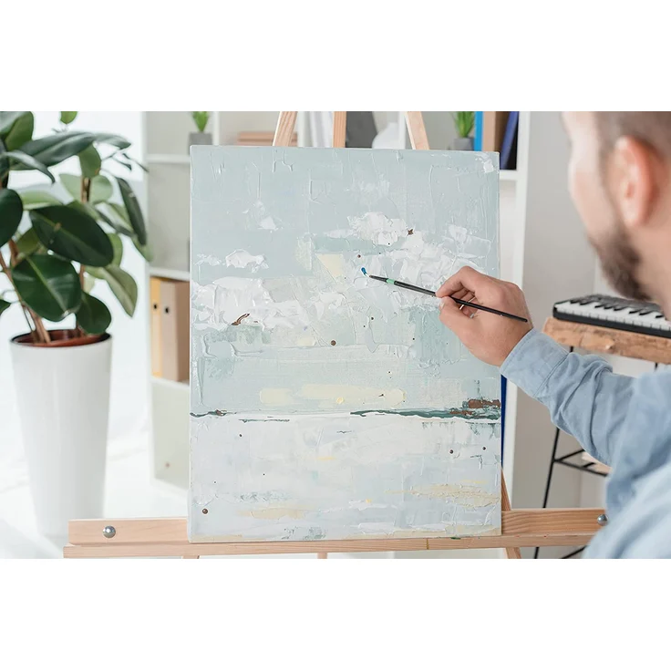 Keilrahmen 40 x 60cm, 100% Baumwollegewebe grundiert – Bild 5