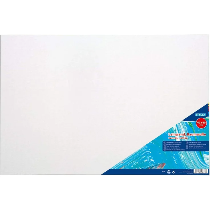 Keilrahmen 40 x 60cm, 100% Baumwollegewebe grundiert – Bild 1