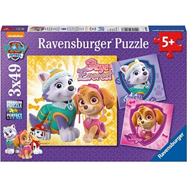 Ravensburger Kinderpuzzle 08008 - Bezaubernde Hundemädchen - 3 x 49 Teile - Preisvergleich – Bild 5