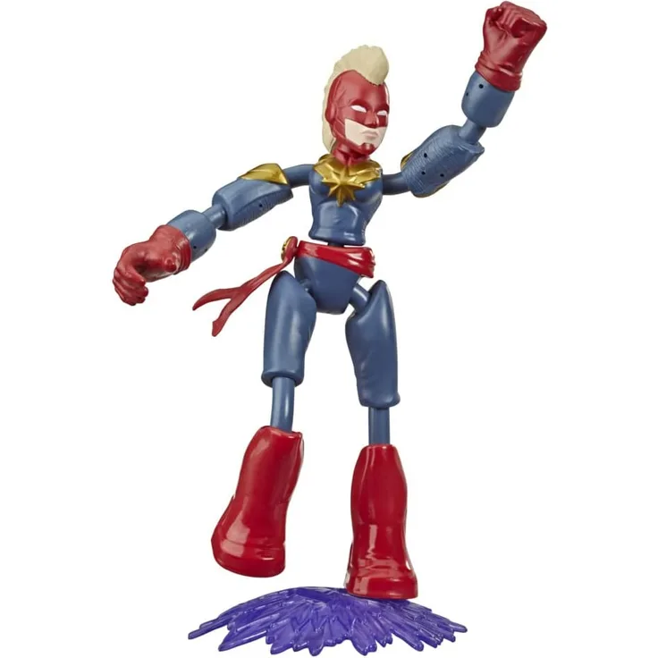 Disney Figur Bend And Flex Captain Marvel 15 cm rot/blau