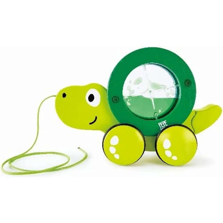 Hape E0354 Nachziehschildkröte Tito Spielzeug – Bild 8